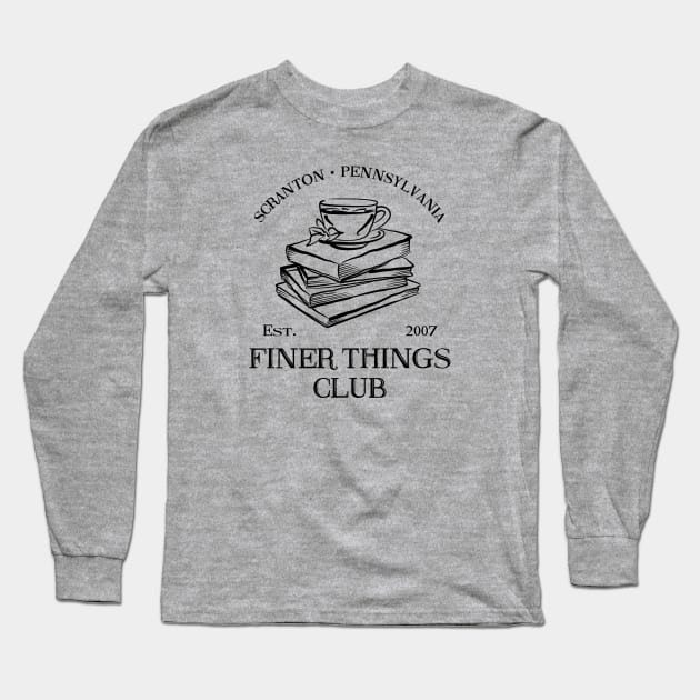 Finer Things Club Long Sleeve T-Shirt by coolab